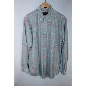 NWOT Sir Pendleton Men's Medium Multicolor Check Long Sleeve 100% Wool Shirt